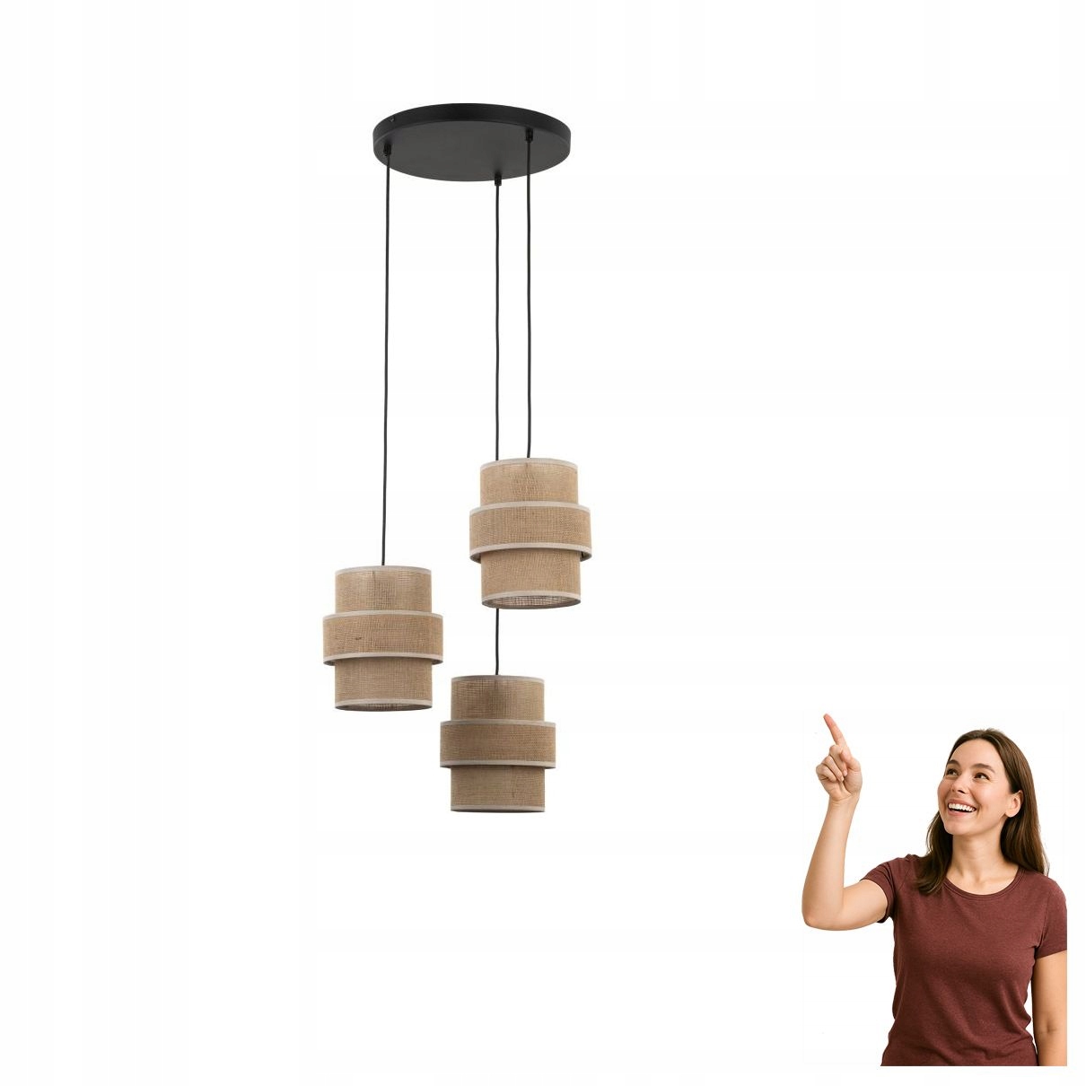 Závěsná lampa Calisto Juta 6098 Tk Lighting