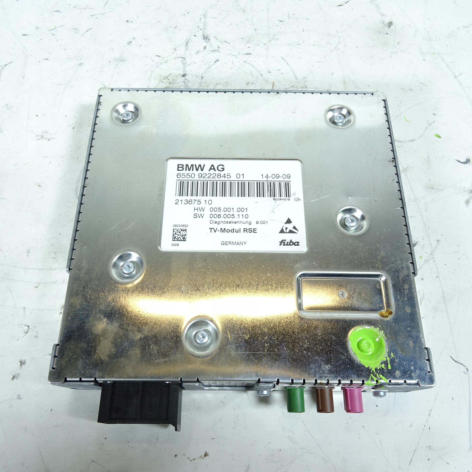 BMW 7 F01 F02 modulo TV 9222845