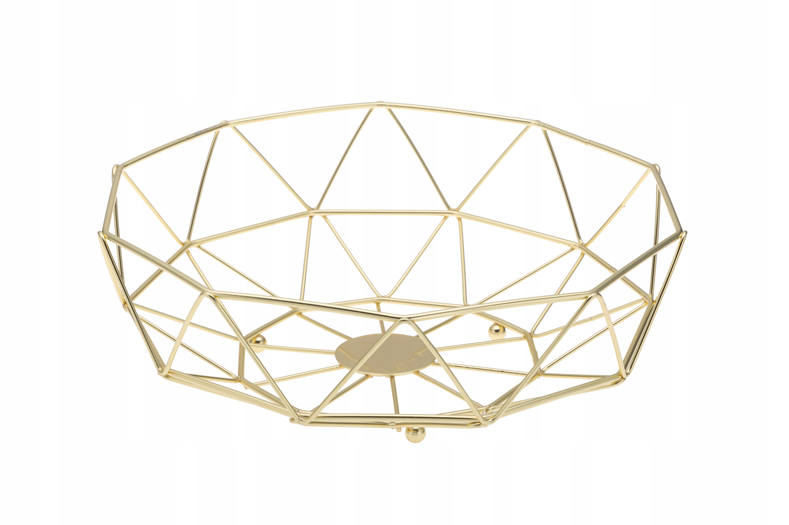 

Koszyk Patera Etto Gold Metalowy ZŁOTY-27cm