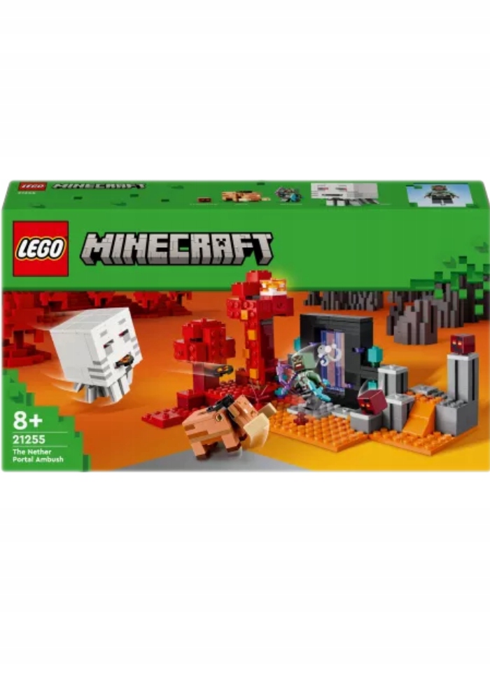 LEGO Minecraft Zasadzka w portalu do Netheru 21255