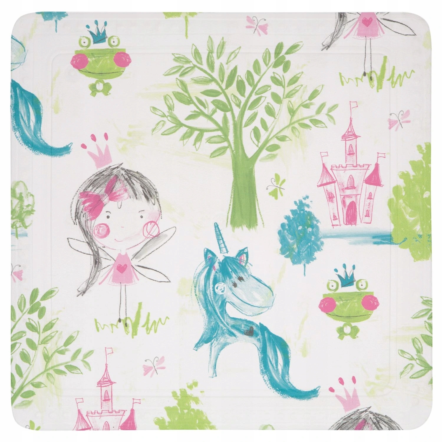 Spirella protiskluzová podložka do sprchy Fairy Tale, dětský motiv, Pvc, 55