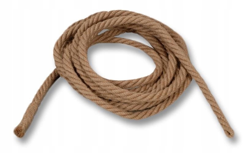 Lano na přetahování Kv Řezáč 100% juta délka 10 m béžová