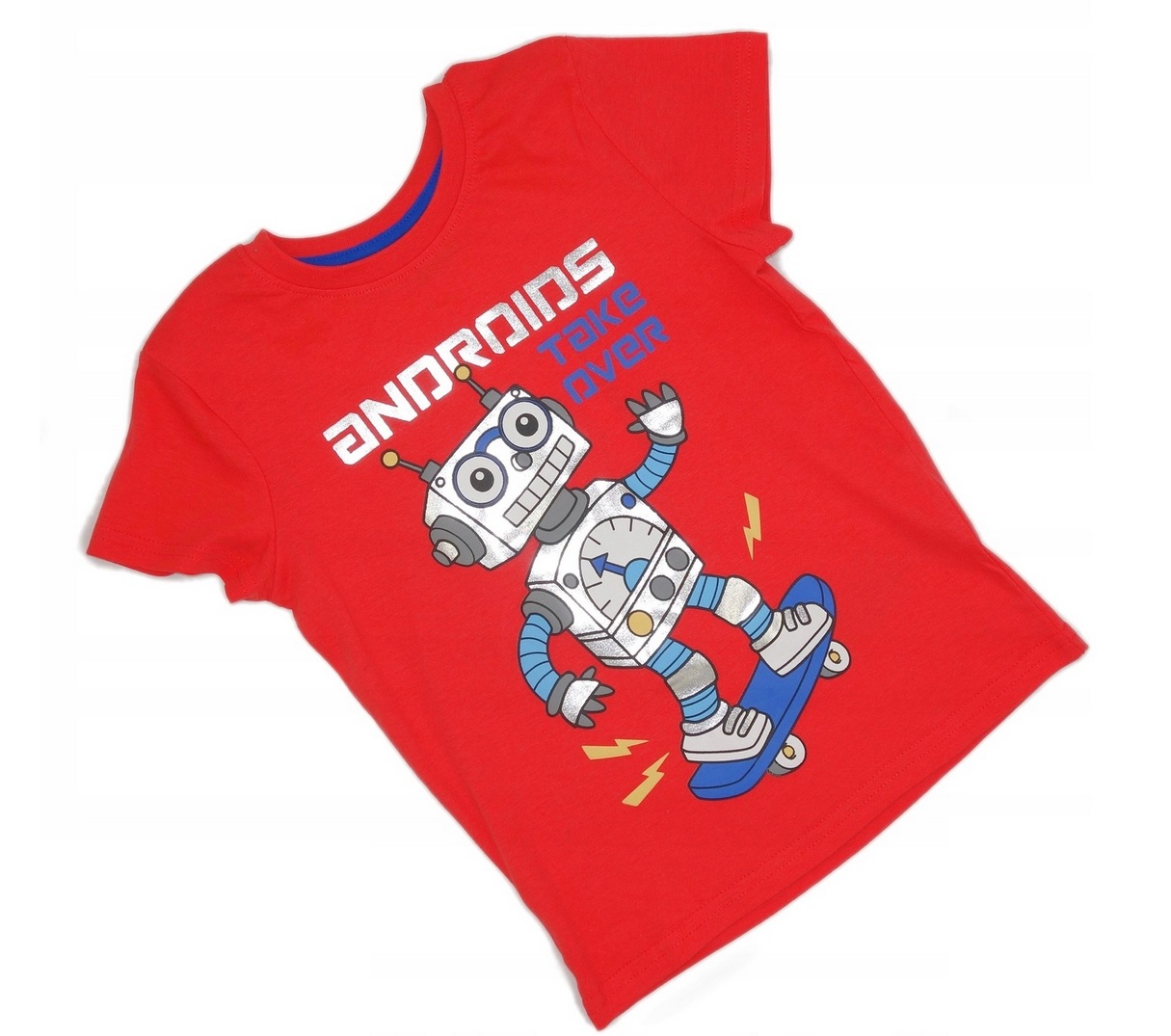 

Koszulka Chłopięca T-shirt Aplikacja Robot 92