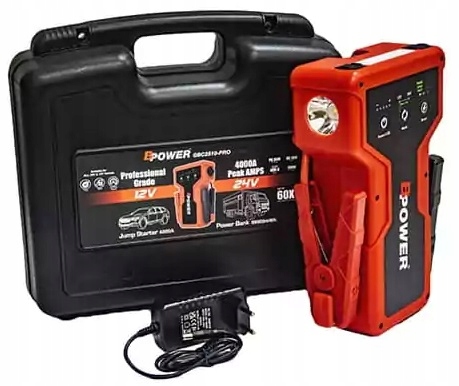 GBC2510-PRO Booster Rozruchowy Jump Starter Ciężarowy Osobowy 4000A 12/24V