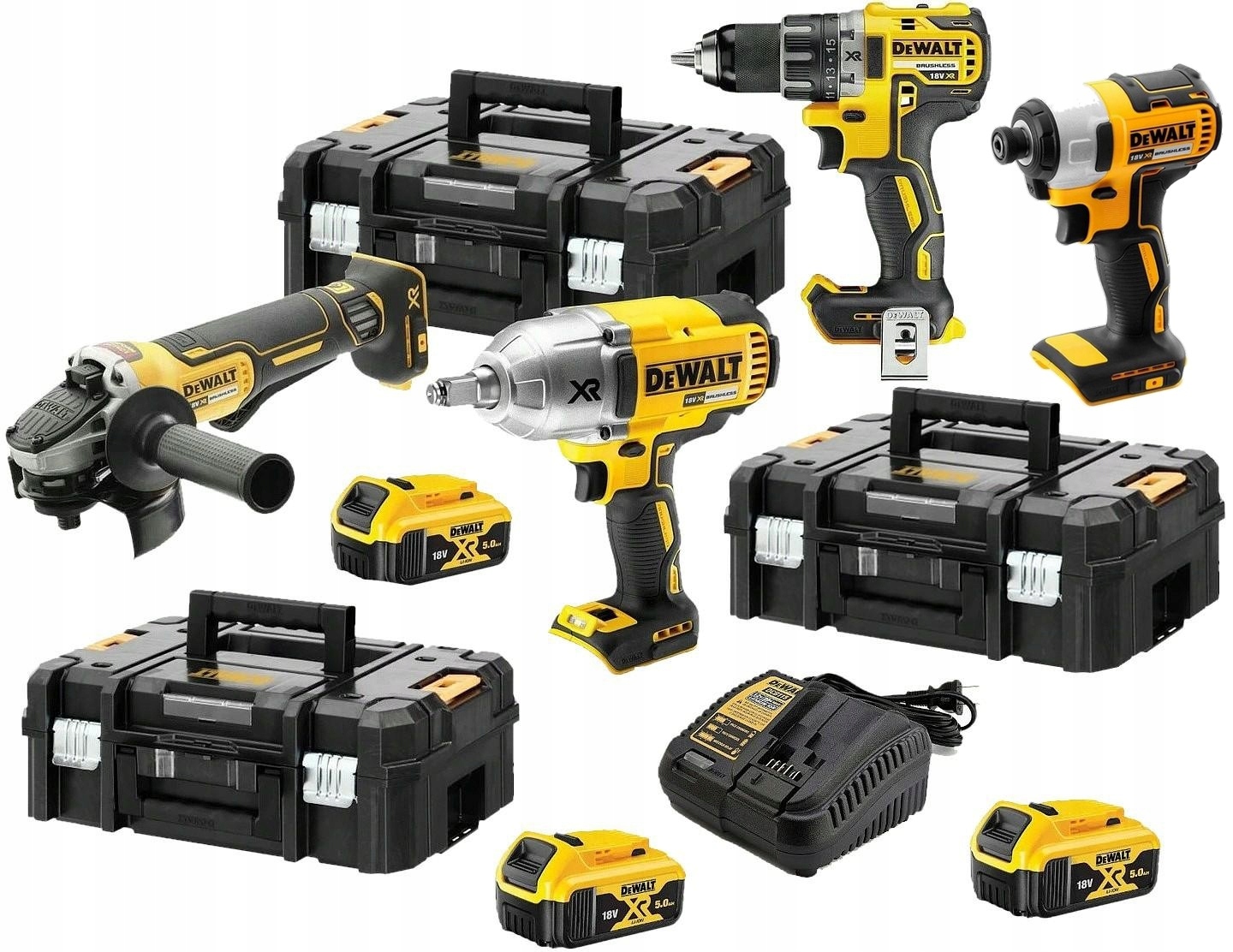 Dewalt Combo 4SZT Klucz Zestaw Narzędzi 3X5AH
