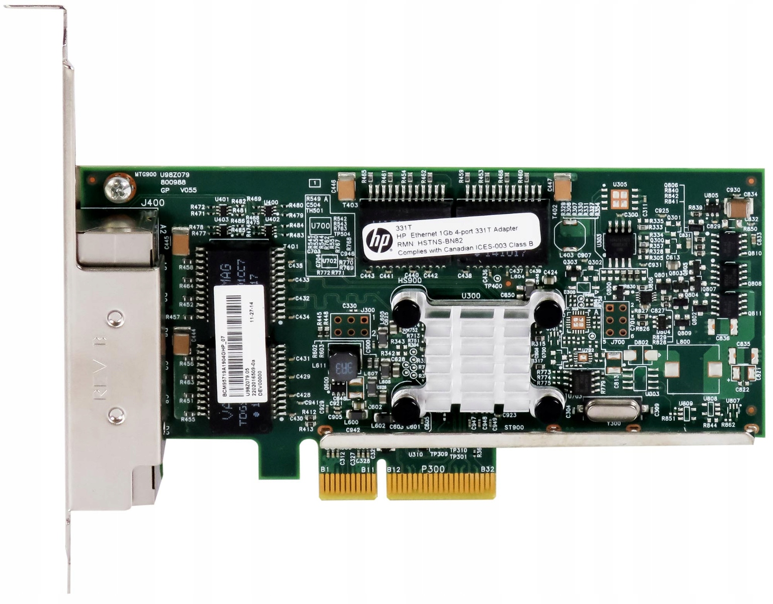 

Hp 649871-001 Quad Port Gigabit PCIe HSTNS-BN82