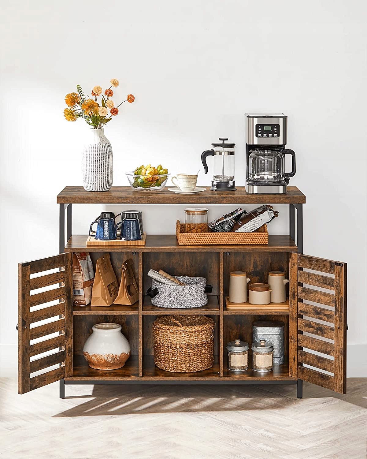 SZAFKA KOMODA REGAŁ RUSTYKALNA INDUSTRIALNA 0260 Liczba poziomów większa liczba poziomów