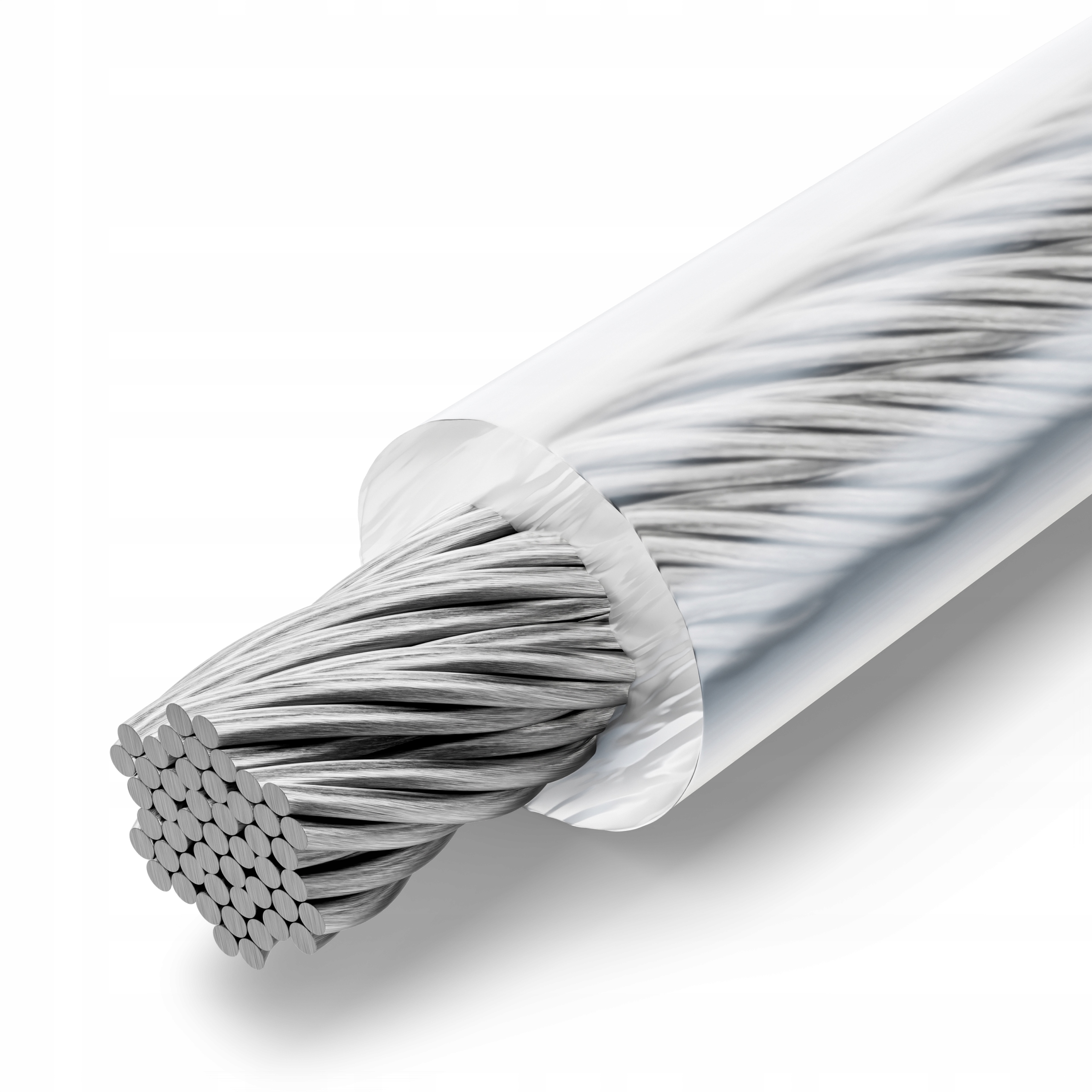 Lina Linka Stalowa Nierdzewna Inox A4 Kwasoodporna Pcv 1/1,5mm 7x7 100m