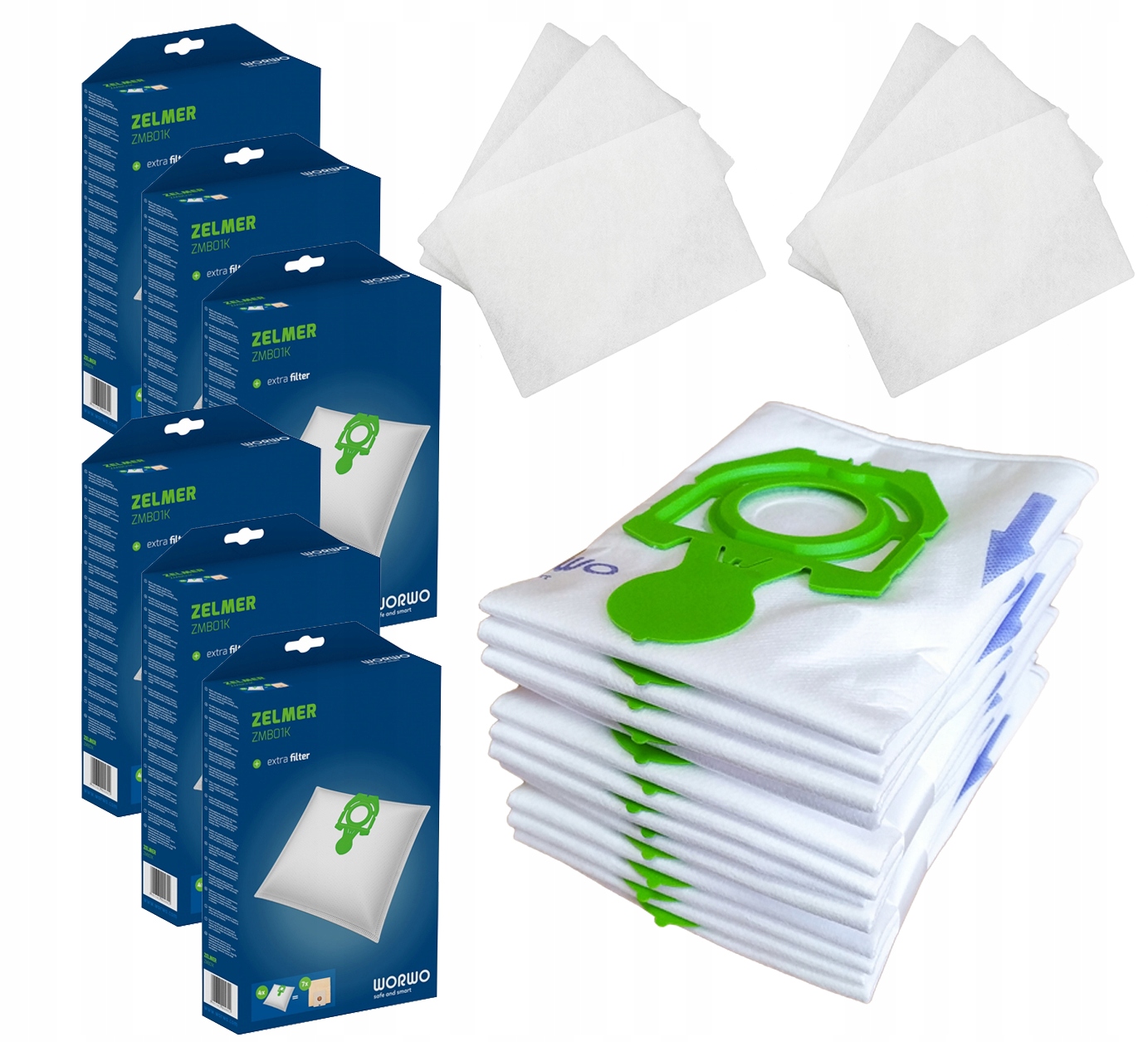 

24x Worki Do Odkurzacza Zelmer Orion 1500.0050