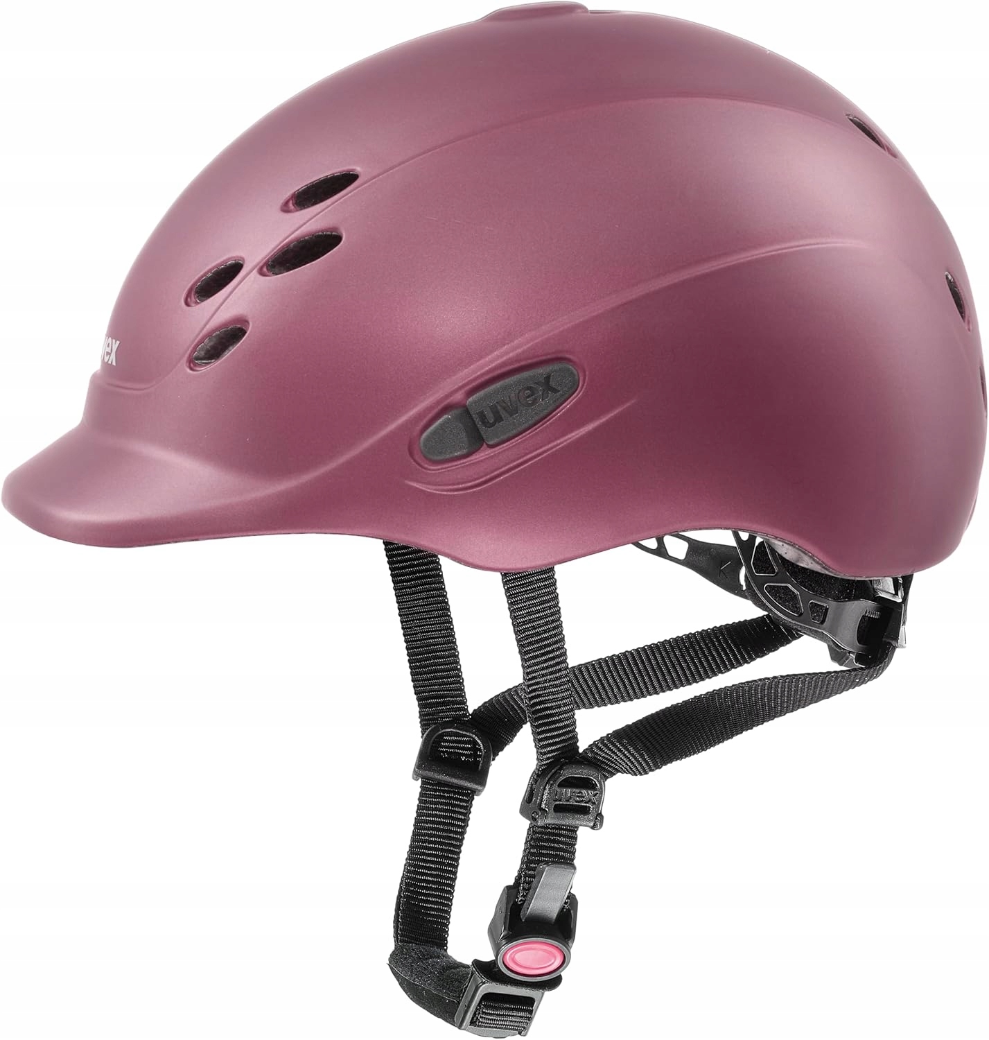 Kask jeździecki dla dzieci Uvex Onyxx ruby matt 49-54 cm