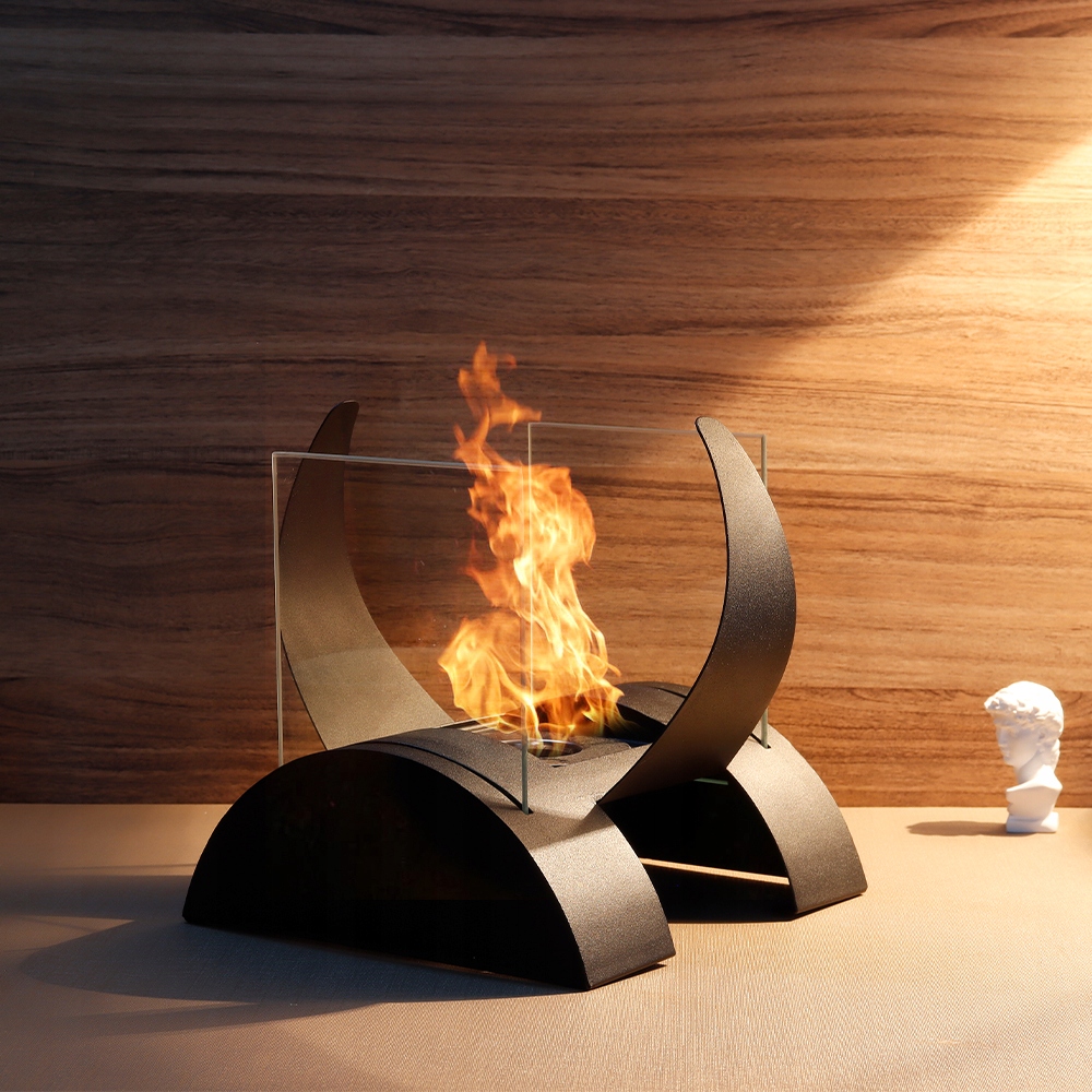Voľne Stojaci Biokrb Sauron Čierny Tornado Flame