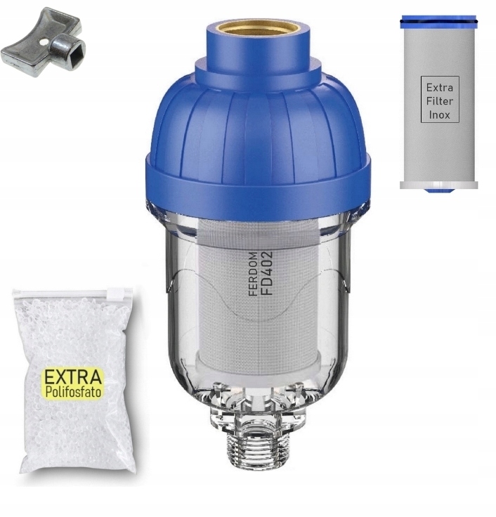 Filtr Zmiękczacz wody Dozonator Waterclean 402 1/2-3/4" Combo Ferdom +klucz