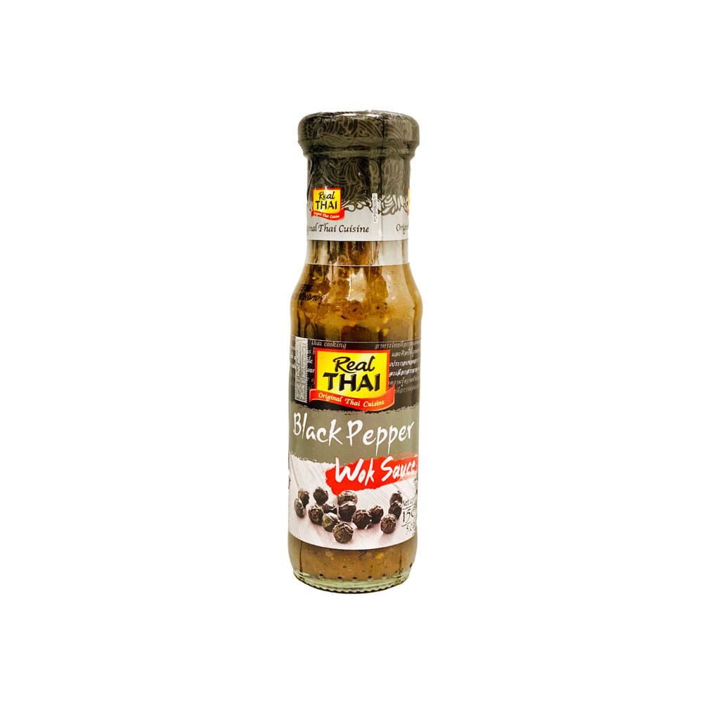 

Sos z Czarnego Pieprzu do Woka 170 g Real Thai