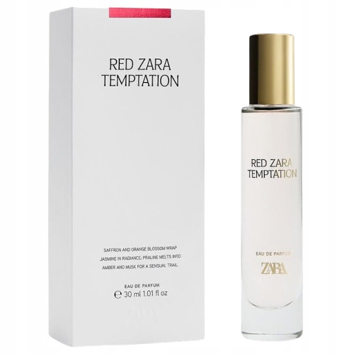 Perfumy Zara Red Temptation Eau De Perfum 30ml Oryginalne Piękne