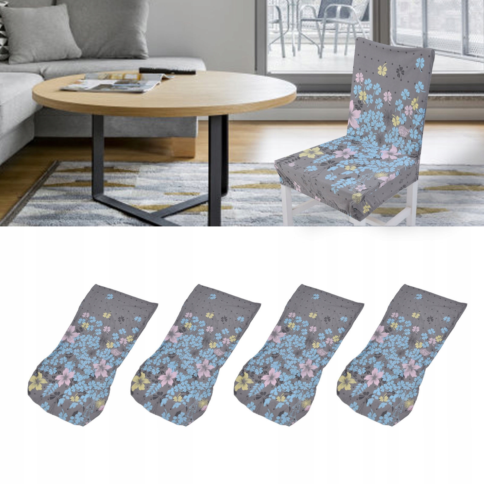 4 szt. Pokrowiec na krzesło Wysoka elastyczność Typ samochodu Niezdefiniowany