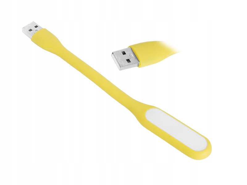 

Lampka Komputerowa Usb Gumowa Żółta