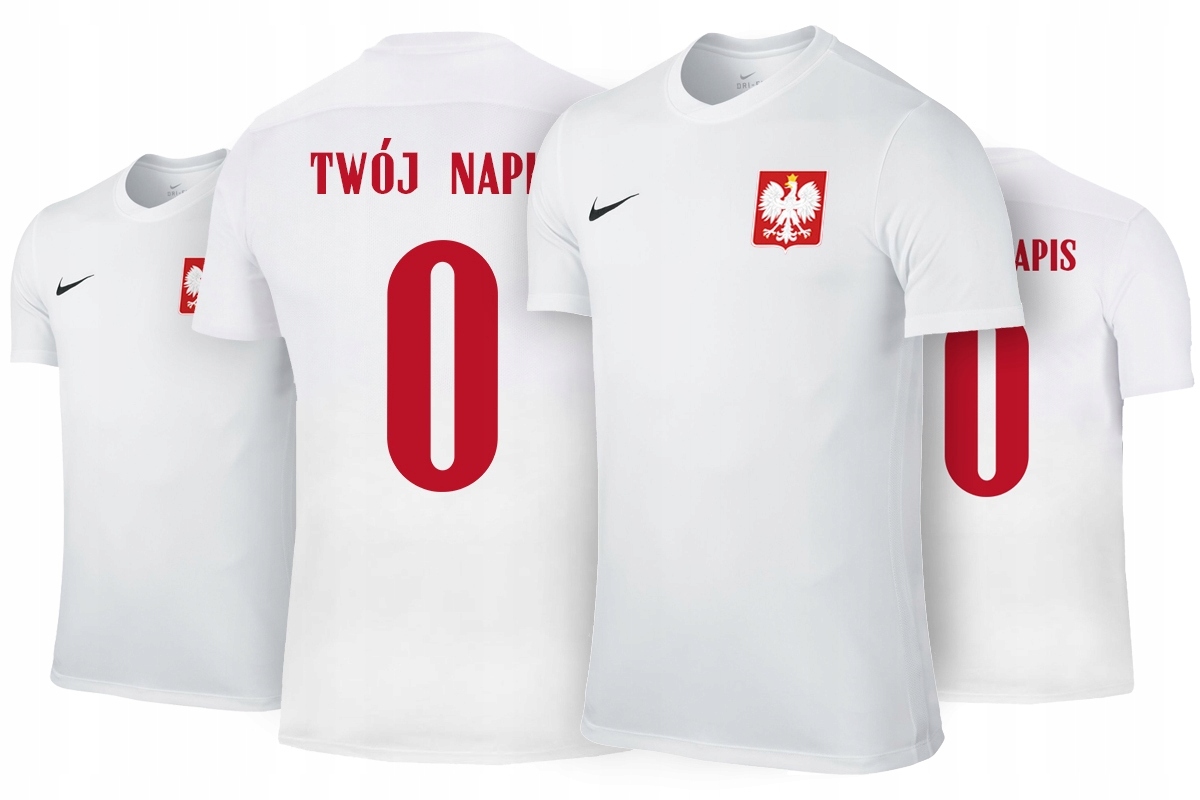 

Nike Koszulka Polska + Twój Napis 170cm - S
