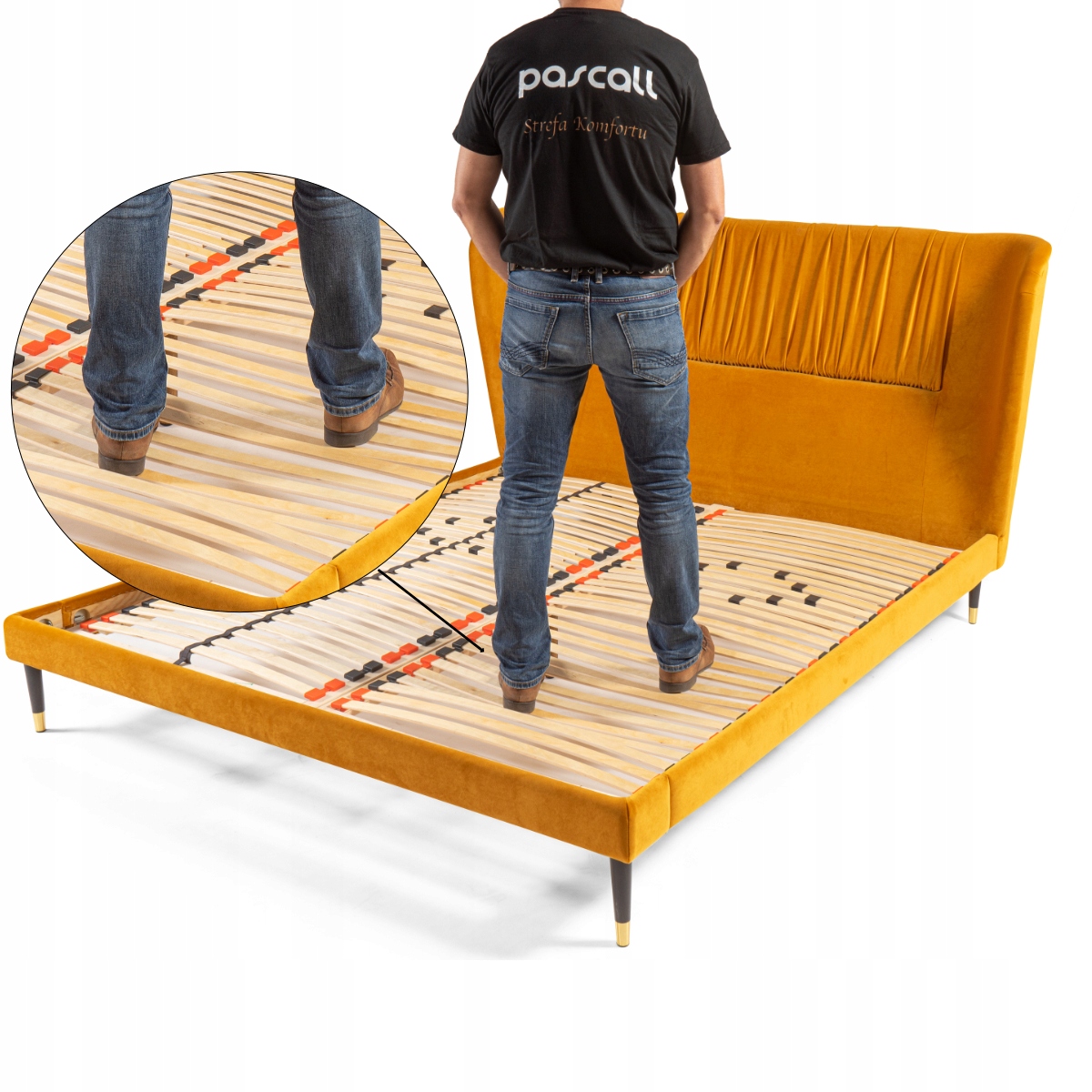 Stelaż do łóżka xMax SM30 90x200cm 60 listew Marka Pascall