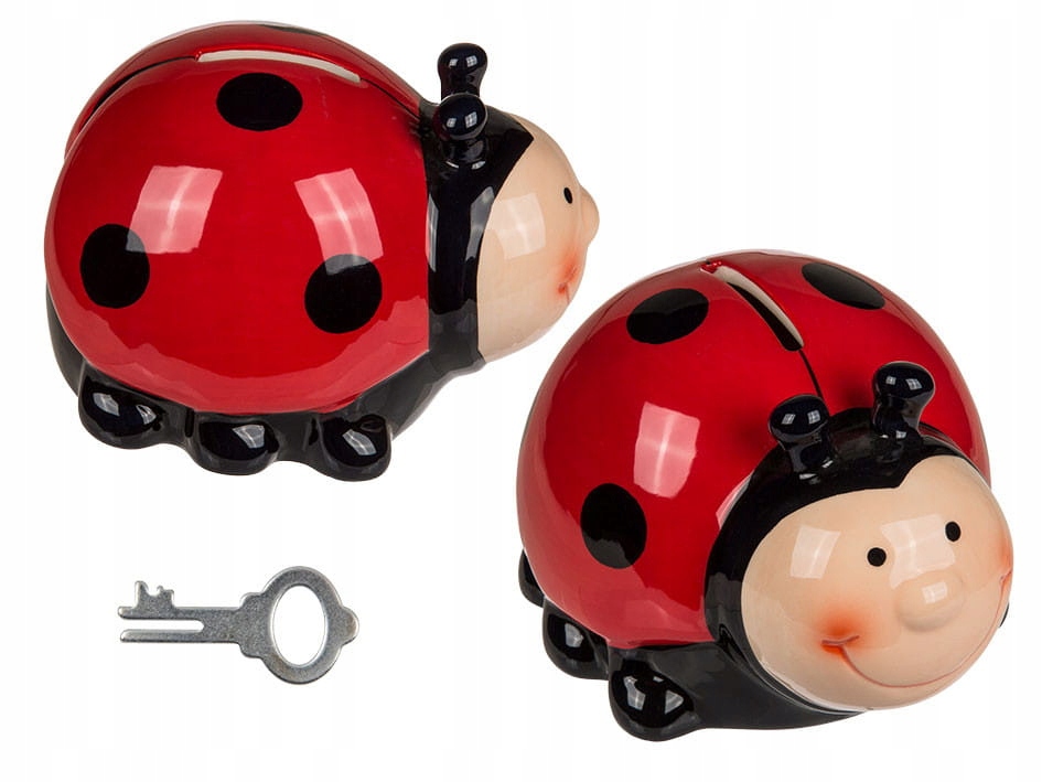 

Skarbonka Biedronka Biedroneczka Kluczyk Ceramika