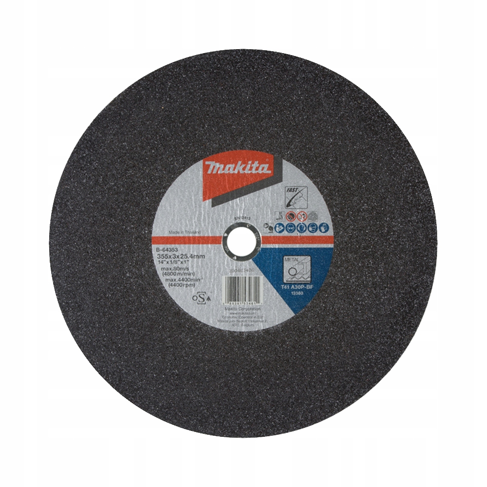 

Makita B-64353-5 Tarcza tnąca do metalu (5 szt.)
