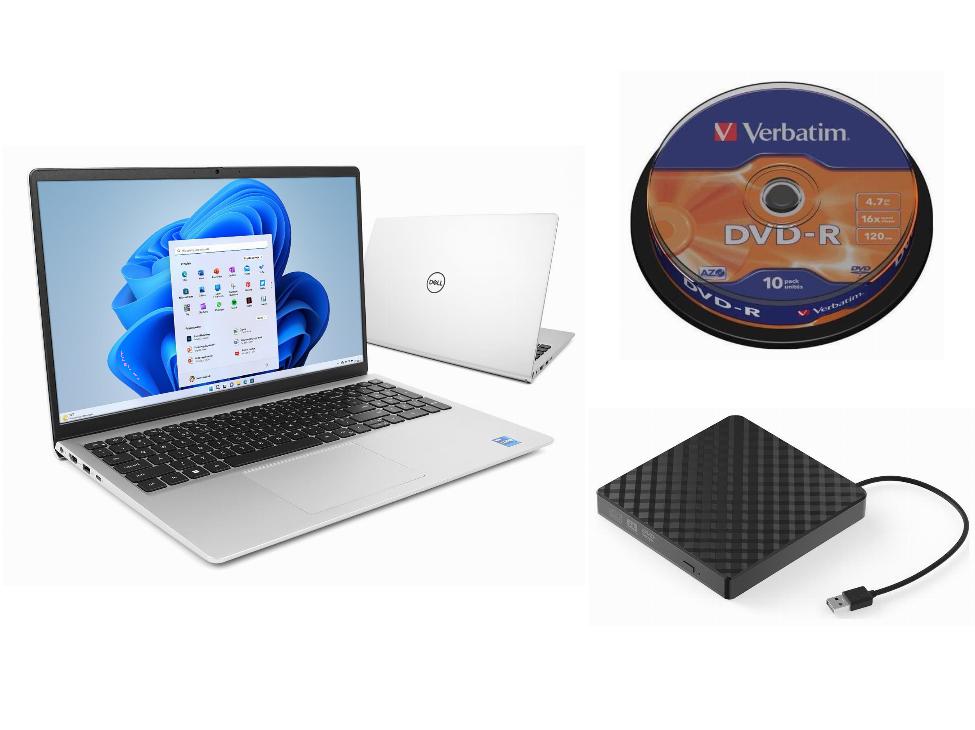 Laptop Dell Windows 11 Home Intel Core i7 Zewnętrzny Napęd DVD 10 Pł