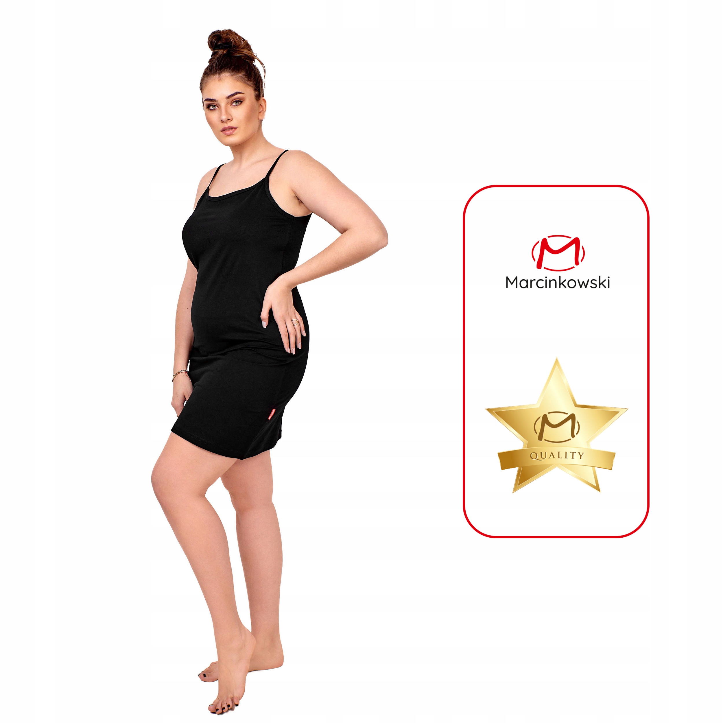 SUKIENKA BAWEŁNIANA NA RAMIĄCZKACH PLUS SIZE DUŻE ROZMIARY LETNIA 4XL Marka inna