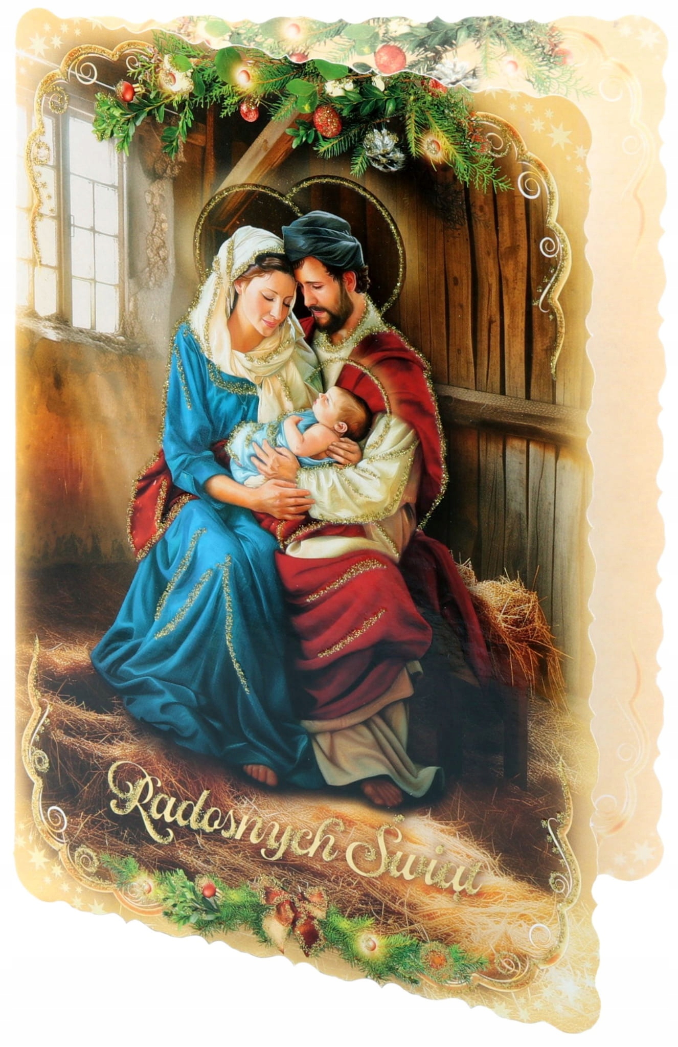 Vanocni-prani-s-pranim-a-obalkou-Vanoce-Svata-rodina-Stav-baleni-originalni