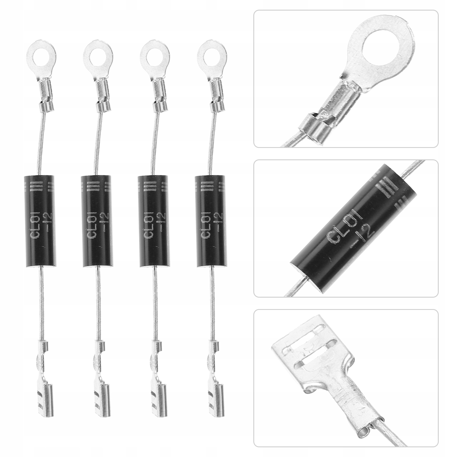 PROSTOWNIK DIODOWY DO KUCHENKI MIKROFALOWEJ 4 SZT Marka bez marki