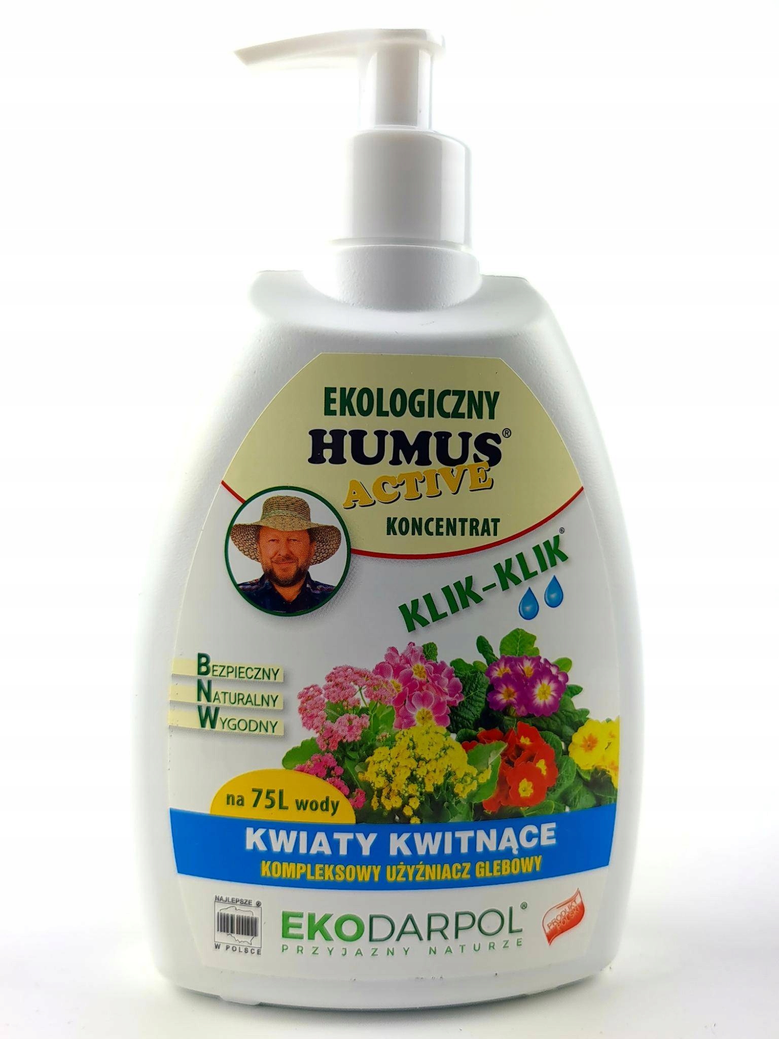 

Humus 300ml Nawóz Żel Eco Pompka Kwiaty Kwitnące
