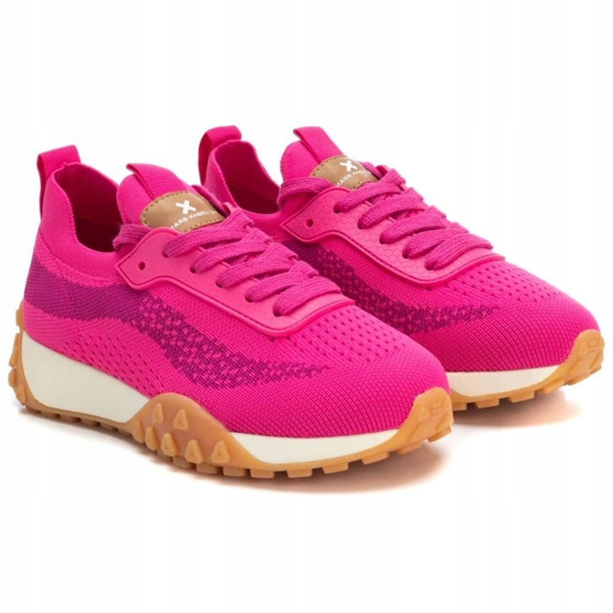 Dámské módní sportovní tenisky Xti 142810 Z.tex.fucsia růžové VEL.41