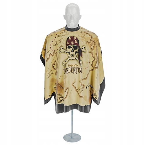 Barbertime Kadeřnická Pláštěnka Barberska S Mapou Map Designed 120CMx150CM