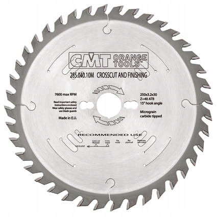 

Cmt Piła uniwersalna do drewna D315 F30 Z36N K=3,2