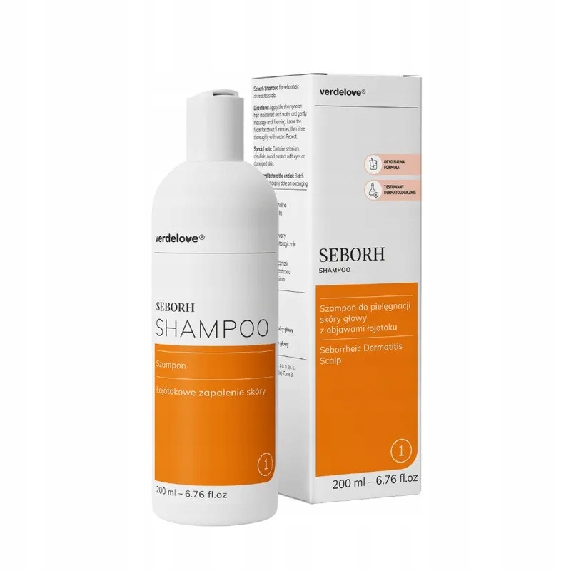 Verdelove Seborh Szampon do skóry głowy z objawami łojotoku 200ml