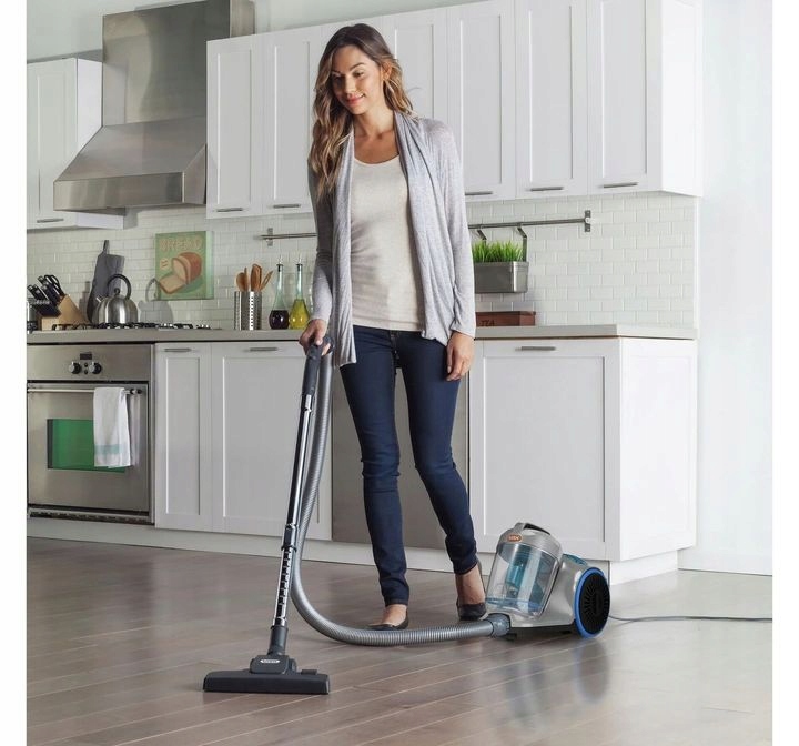 BARDZO MOCNY ODKURZACZ bezworkowy VAX Pick Up HEPA Kolor dominujący niebieski