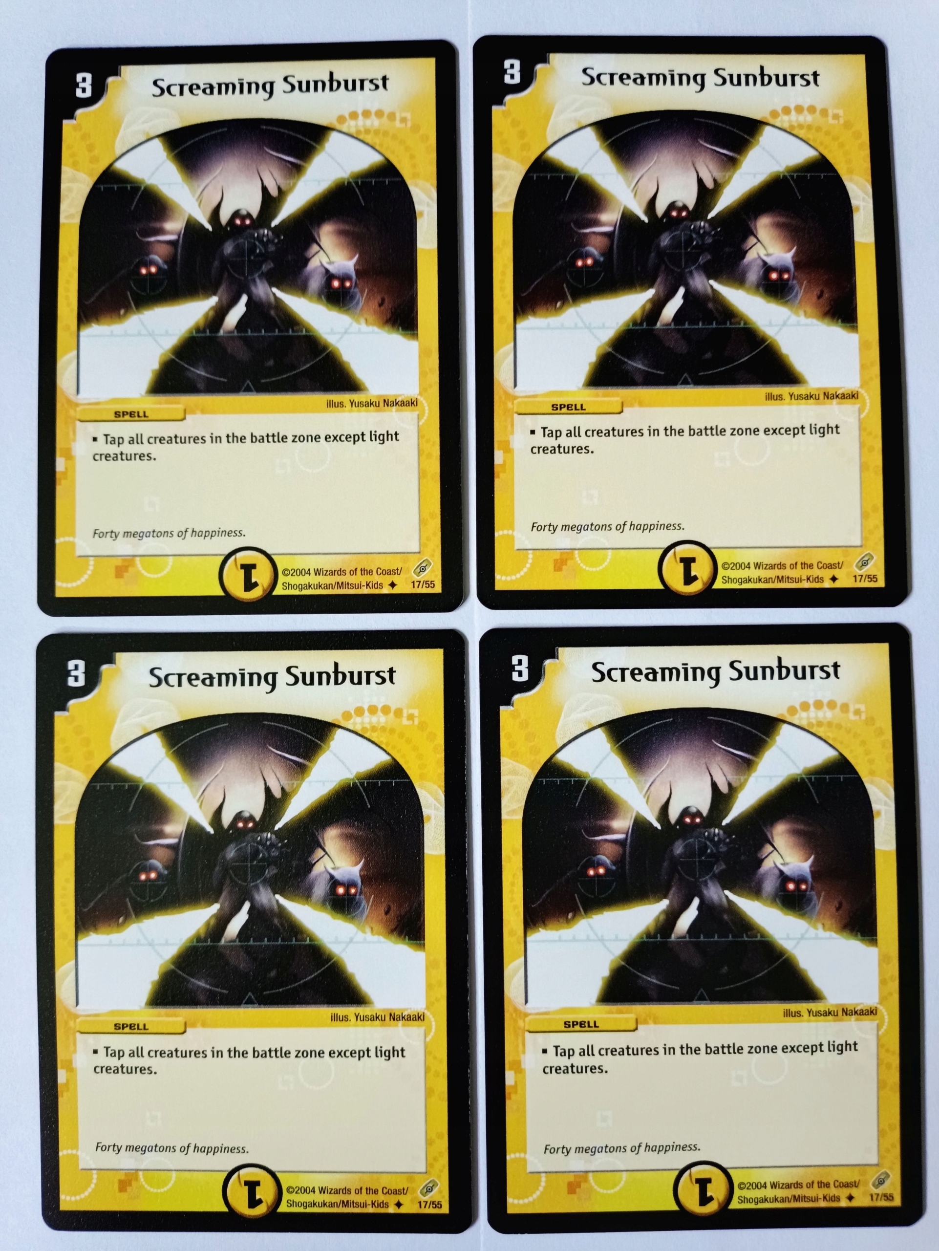 *DM-04 DUEL MASTERS - SCREAMING SUNBURST - !!! Typ Dodatek