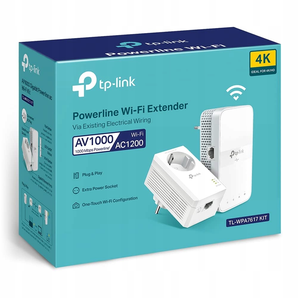 TP-LINK Powerline WLAN TL-WPA7617 KIT Dualband 1200 Mbit/s AV1000 — miniatura 7