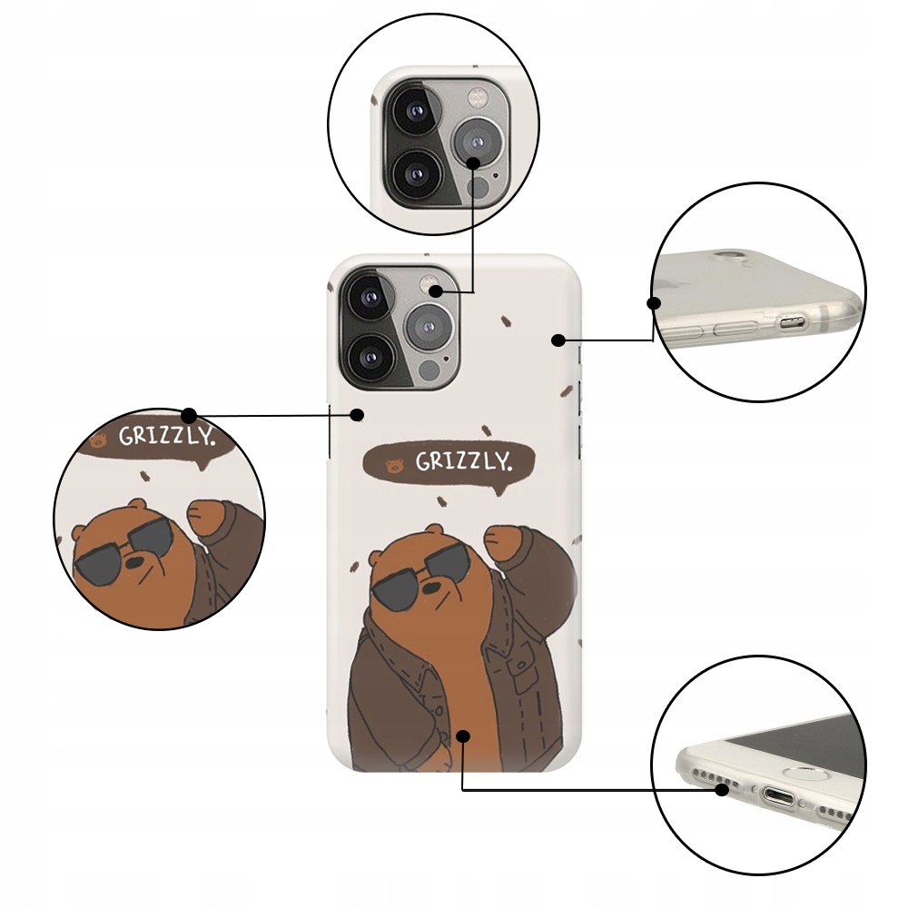 Etui do REALME 8 PRO Case We Bare BEARS Top Wzory Marka Cute Cases