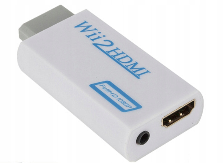 ADAPTER PRZEJŚCIÓWKA KONWENTER KOSNOLI NINTENDO Wii DO HDMI 1080p FULL HD