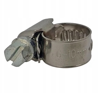 Opaska Ślimakowa Skręcana Zaciskowa 6-10MM Obejma Stal Ocynkowana 6-10