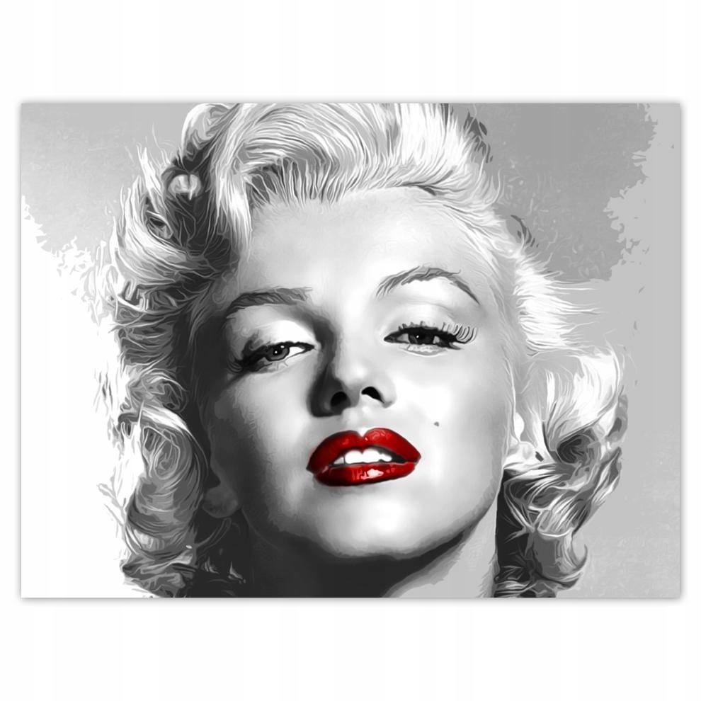

Plakat 40x30 Monroe Czerwone usta