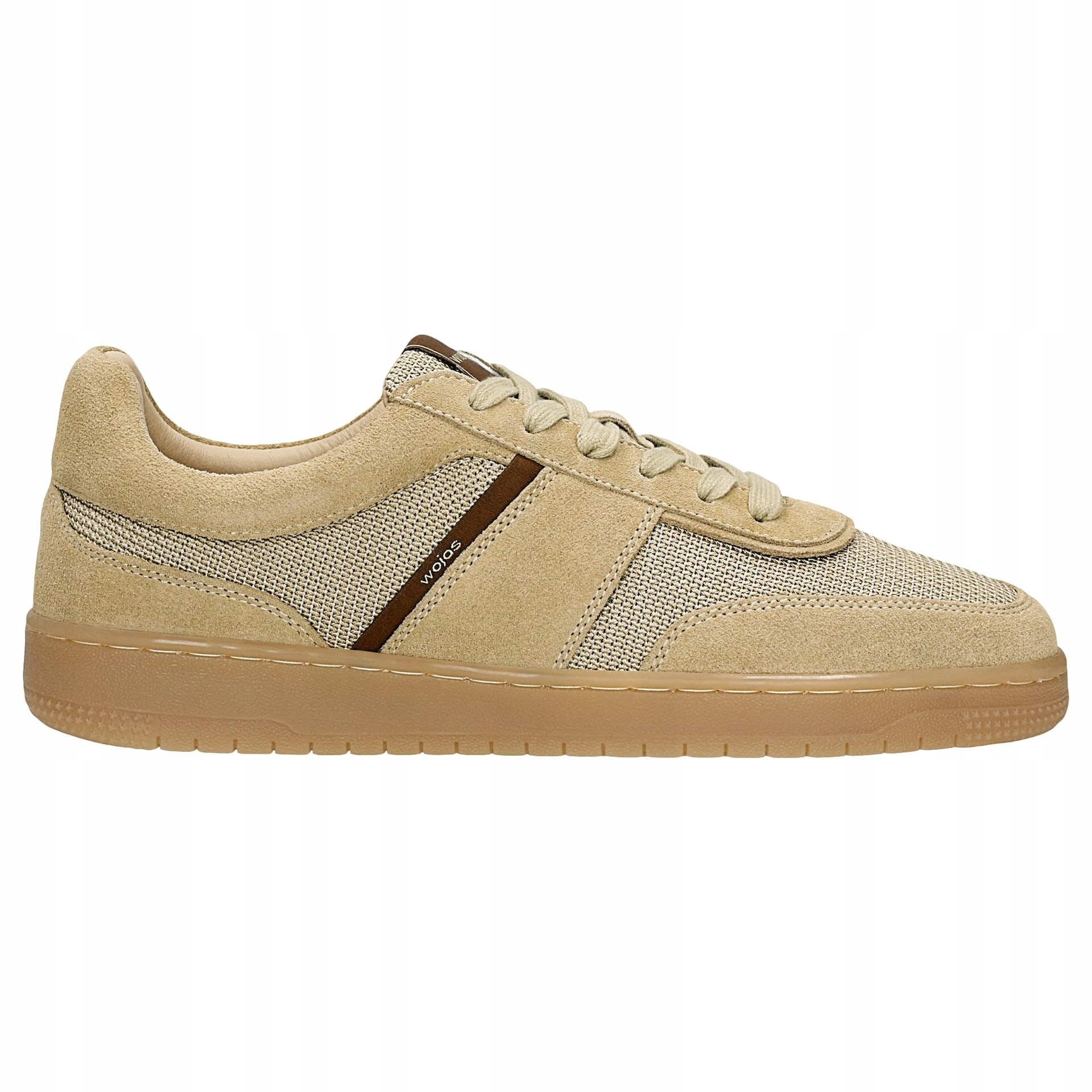 Béžové pánské tenisky s hnědými akcenty, velikost vel.