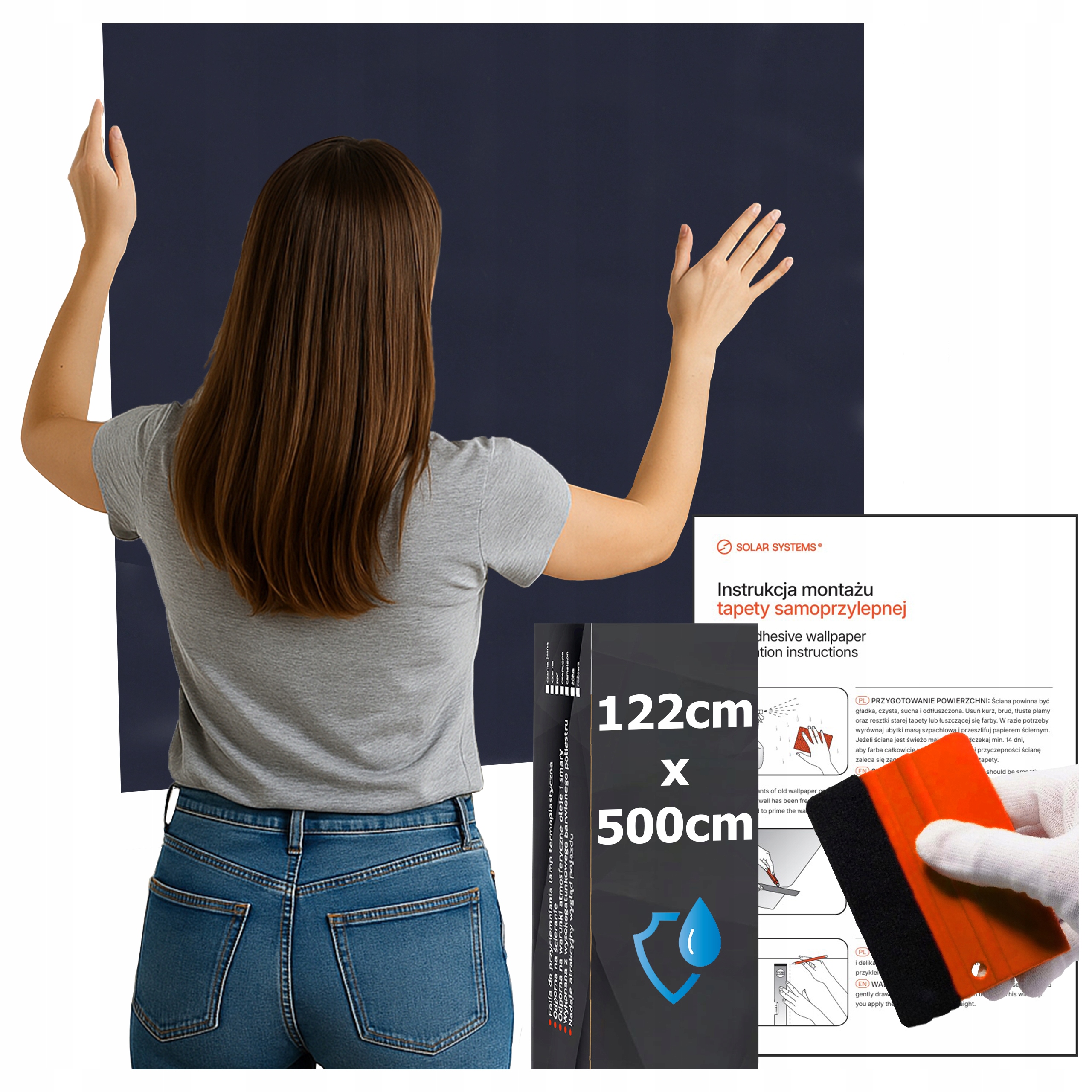 Samolepiaca tapeta Vodotesná do kuchyne na stenu Nábytok Hlboký granát