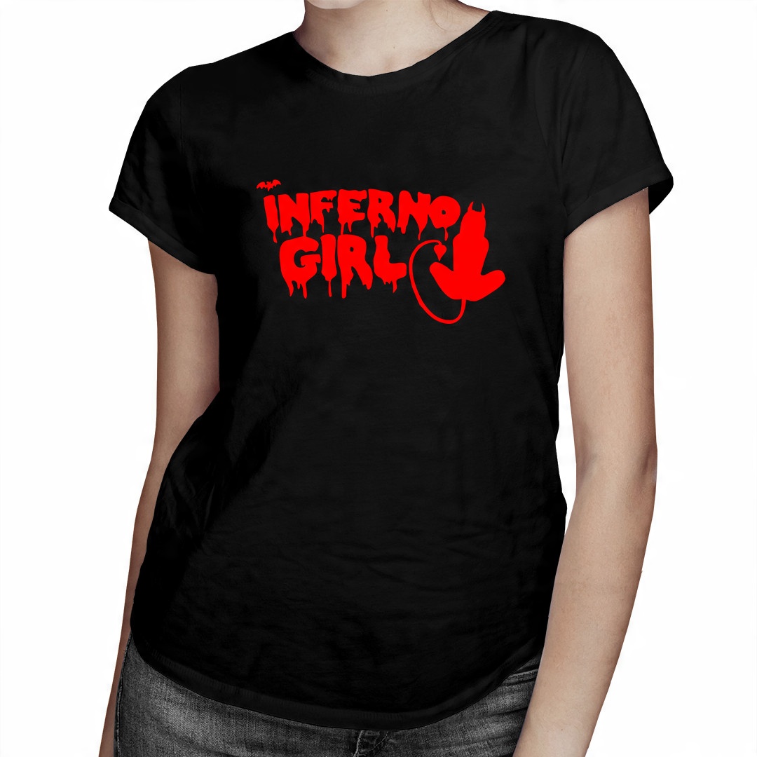 

Inferno Girl - koszulka z nadrukiem dla kobiet