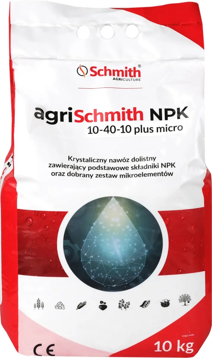 Krystalické hnojivo Npk 10-40-10 10 kg pro zeleniny a ovoce Schmith