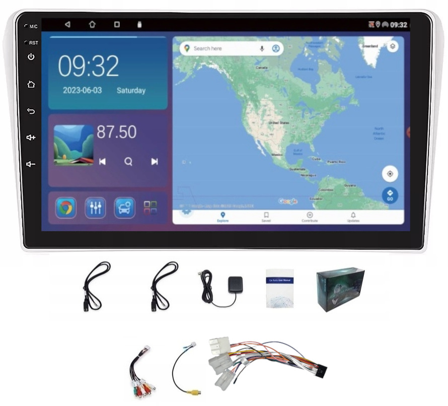 Gps Navigace Toyota Avensis 2002-2008 Wifi Carplay Usb 4GB 64GB