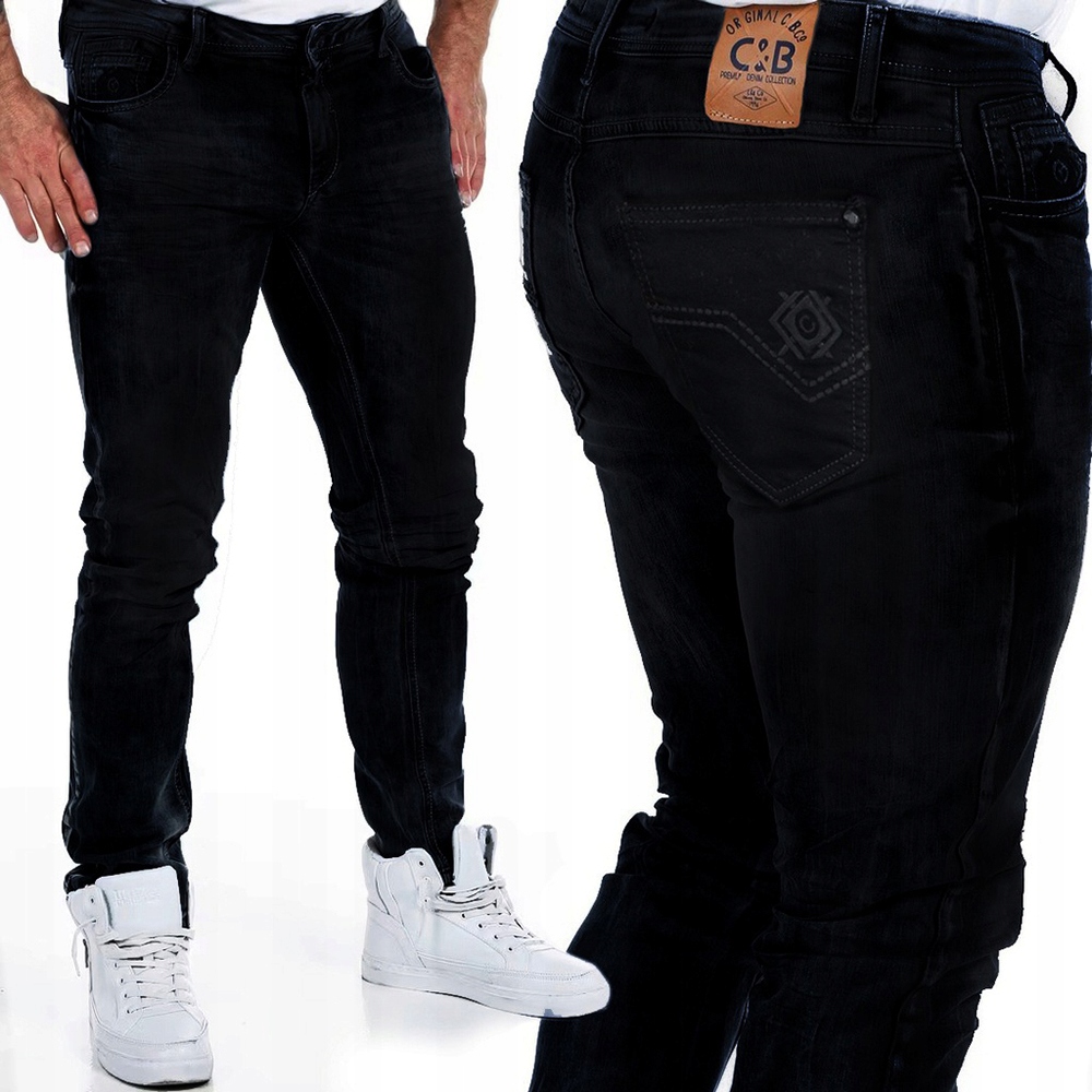 Džíny Cipo Baxx Pánské Klasické Slim Fit