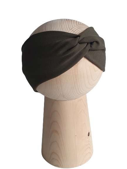 

Opaska Damska Przeplatana Khaki 54-58cm