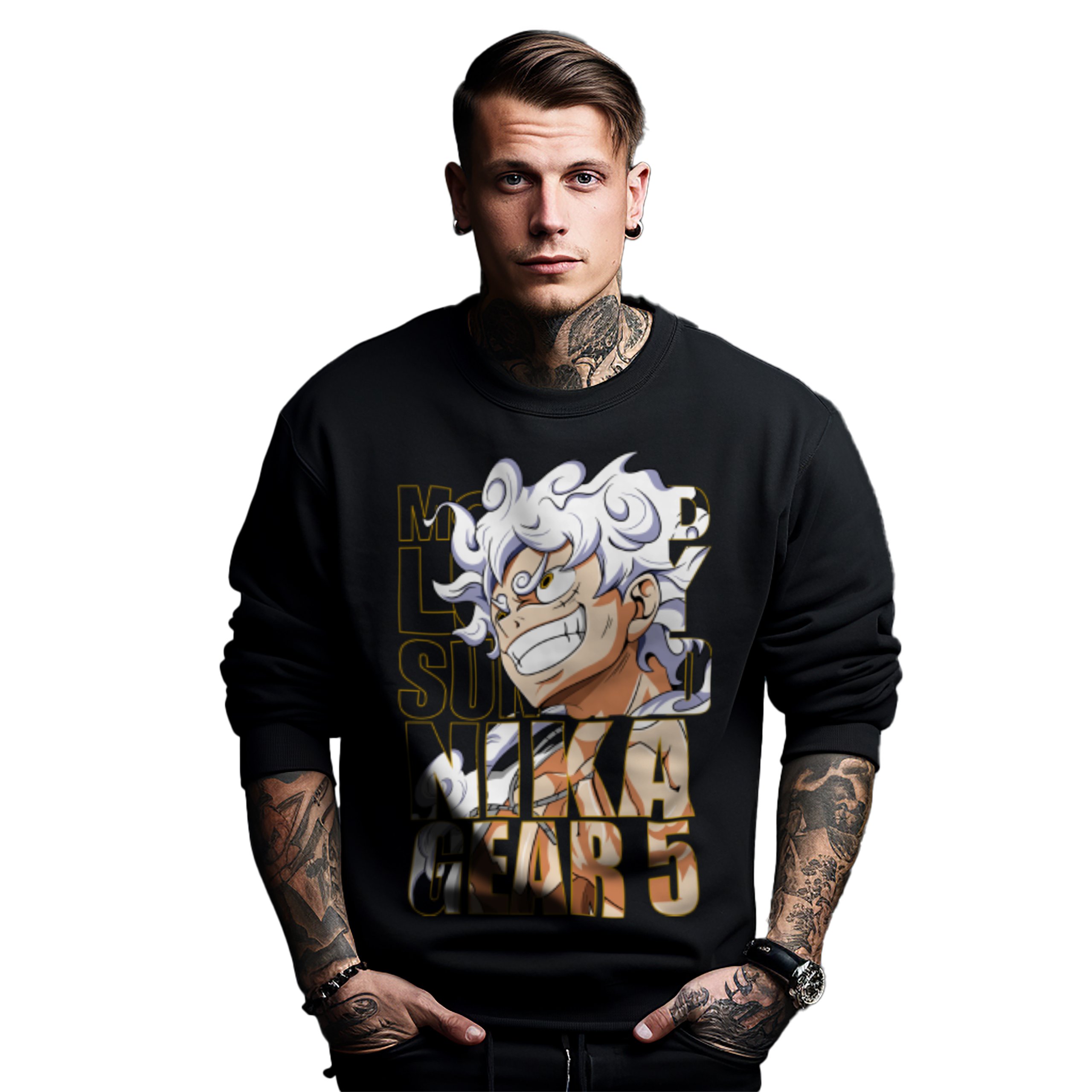 Mikina s potiskem Anime Gear 5