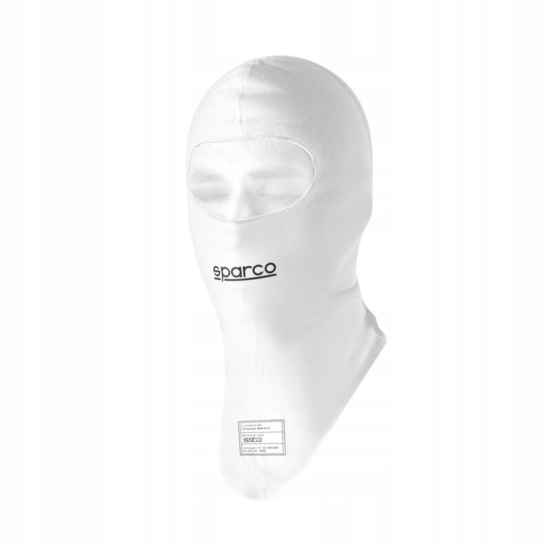 Balaklawa kukla Sparco RW-7 Delta homologácia Fia 8856-2018 biela
