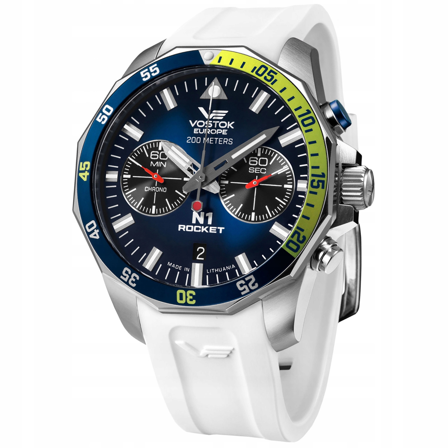 Zegarek Męski Vostok Europe 6S21-225A708SW biały